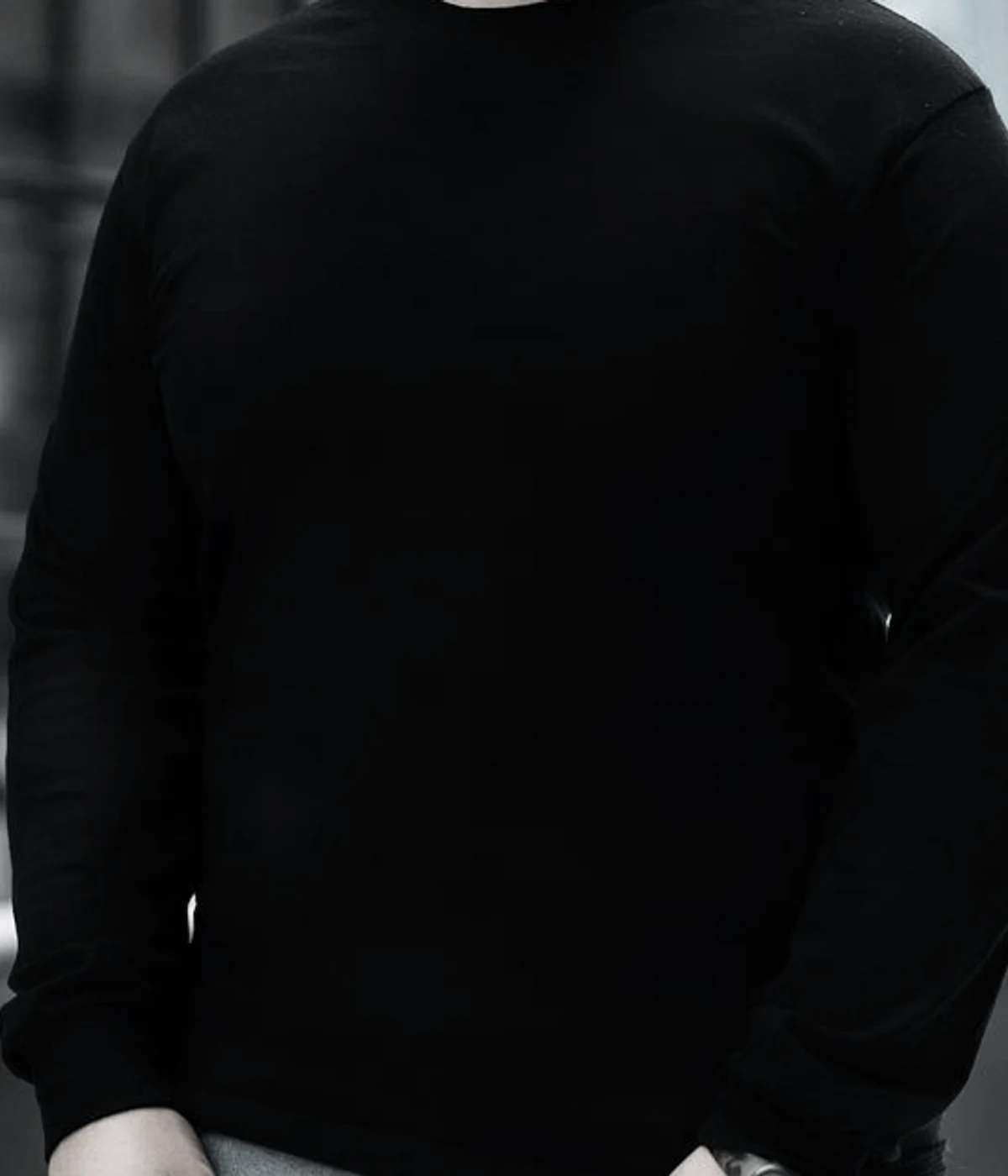 Representative Oversized Crewneck reference image, front view
