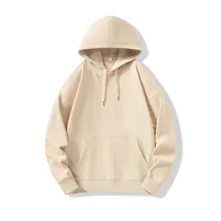 330gsm Pullover Hoodie — Khaki · garment