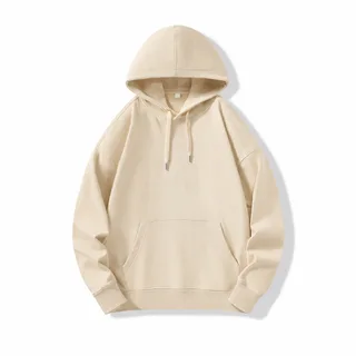 330gsm Pullover Hoodie — Almond Oil · garment