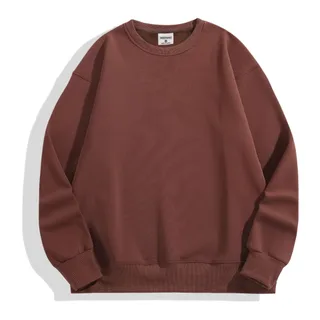 500gsm Heavyweight Crewneck Sweatshirt — Mocha · garment