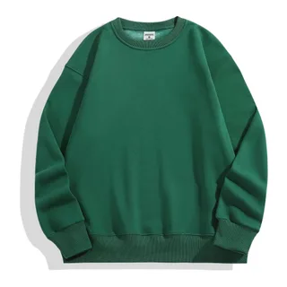 500gsm Heavyweight Crewneck Sweatshirt — Olive Green · garment