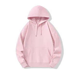 330gsm Pullover Hoodie — Marshmallow Pink · garment