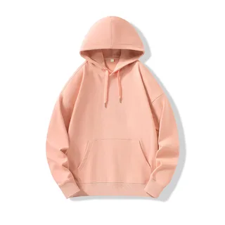 330gsm Pullover Hoodie — Light Pink · garment