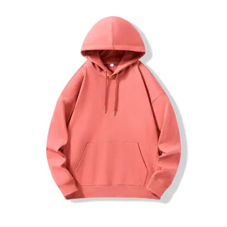 330gsm Pullover Hoodie — Forbidden Red · garment