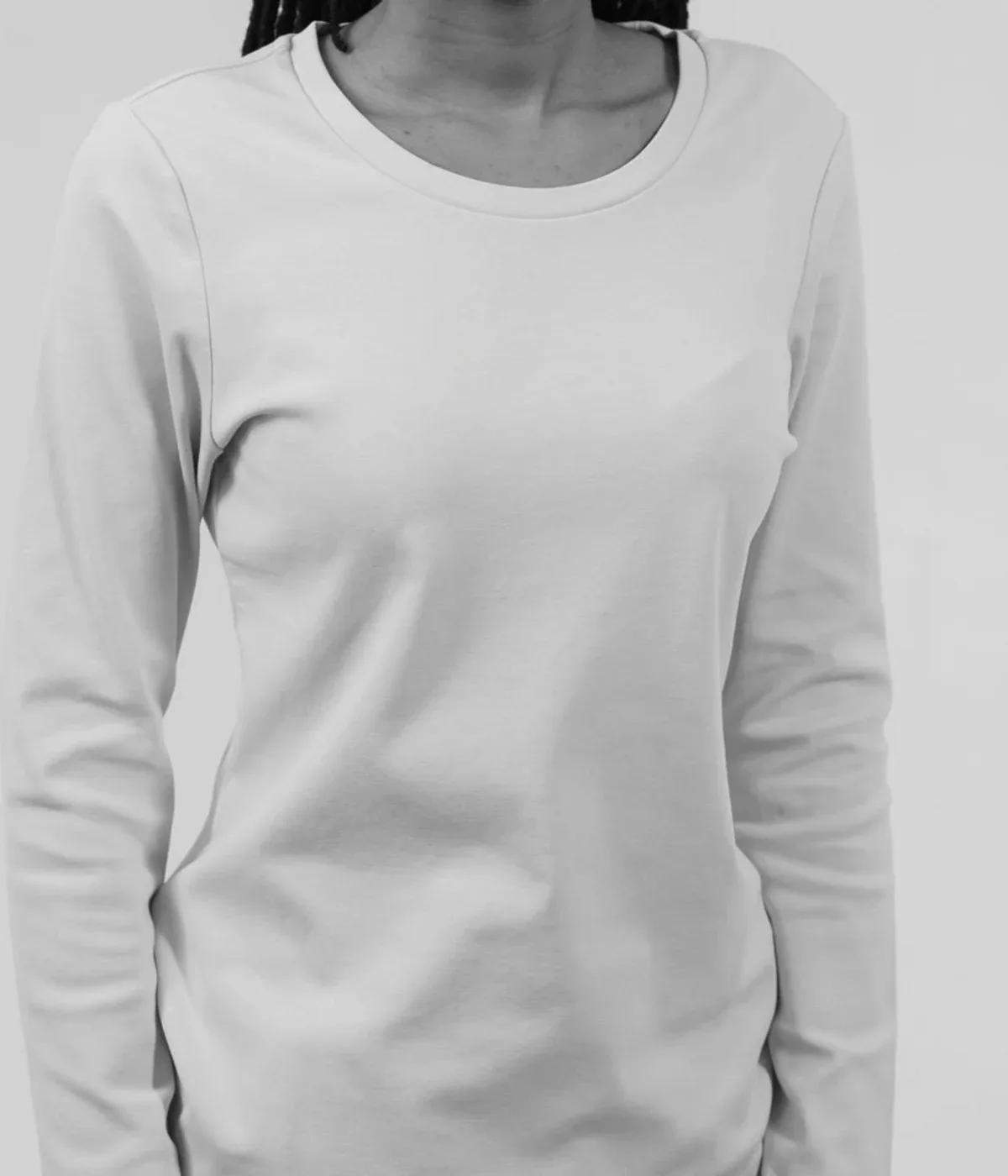 Representative Classic Long-Sleeve Tee reference image, front view