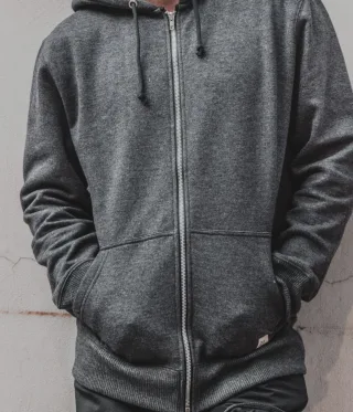 Representative Oversized Zip Hoodie front reference image