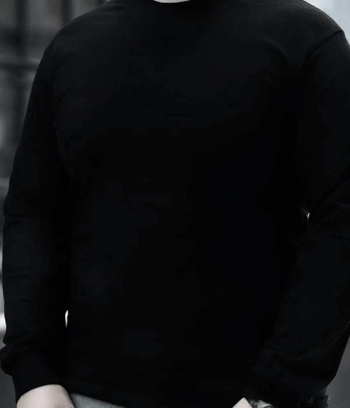 Representative Oversized Crewneck reference image, front view