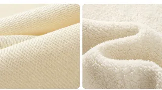 500gsm Sherpa-Lined Zip Hoodie — Fabric layers