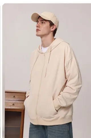 500gsm Sherpa-Lined Zip Hoodie — Zip hoodie fit