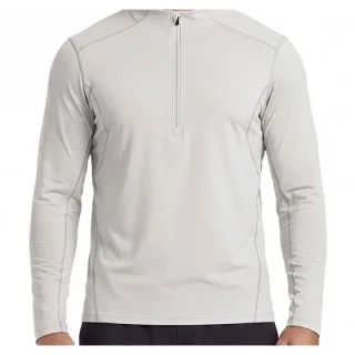 Cooling Sun-Protection Long-Sleeve Sports T-Shirt — Camel Grey · garment