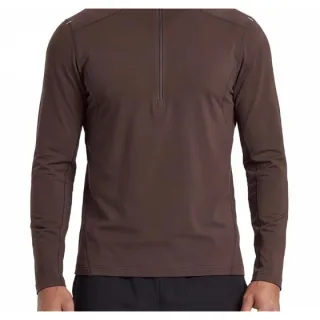 Cooling Sun-Protection Long-Sleeve Sports T-Shirt — Brown Coffee · garment