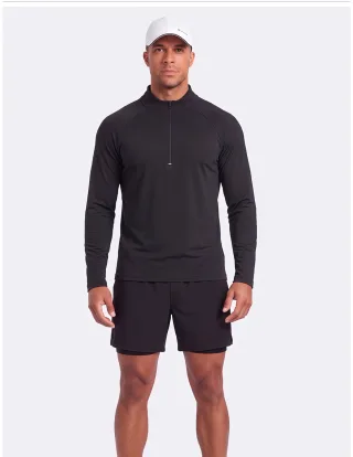Cooling Sun-Protection Long-Sleeve Sports T-Shirt — Front fit