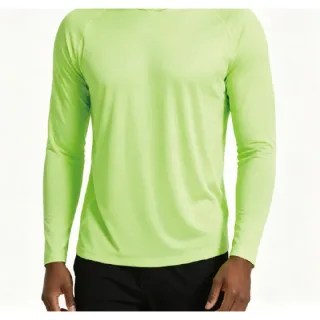 Sun-Protection Hooded Outdoor Sports Top — Fluorescent Green · garment