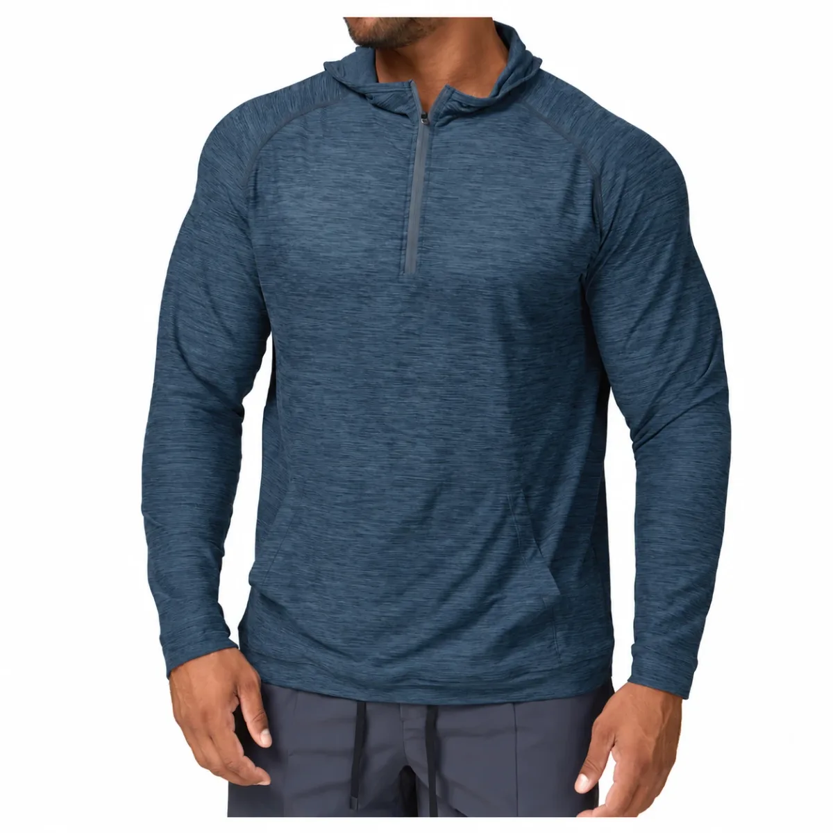 Quick-Dry Hooded Sports Top