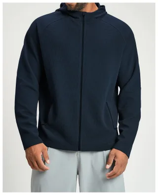 Men's Waffle Zip Sports Jacket — Alternate colour view